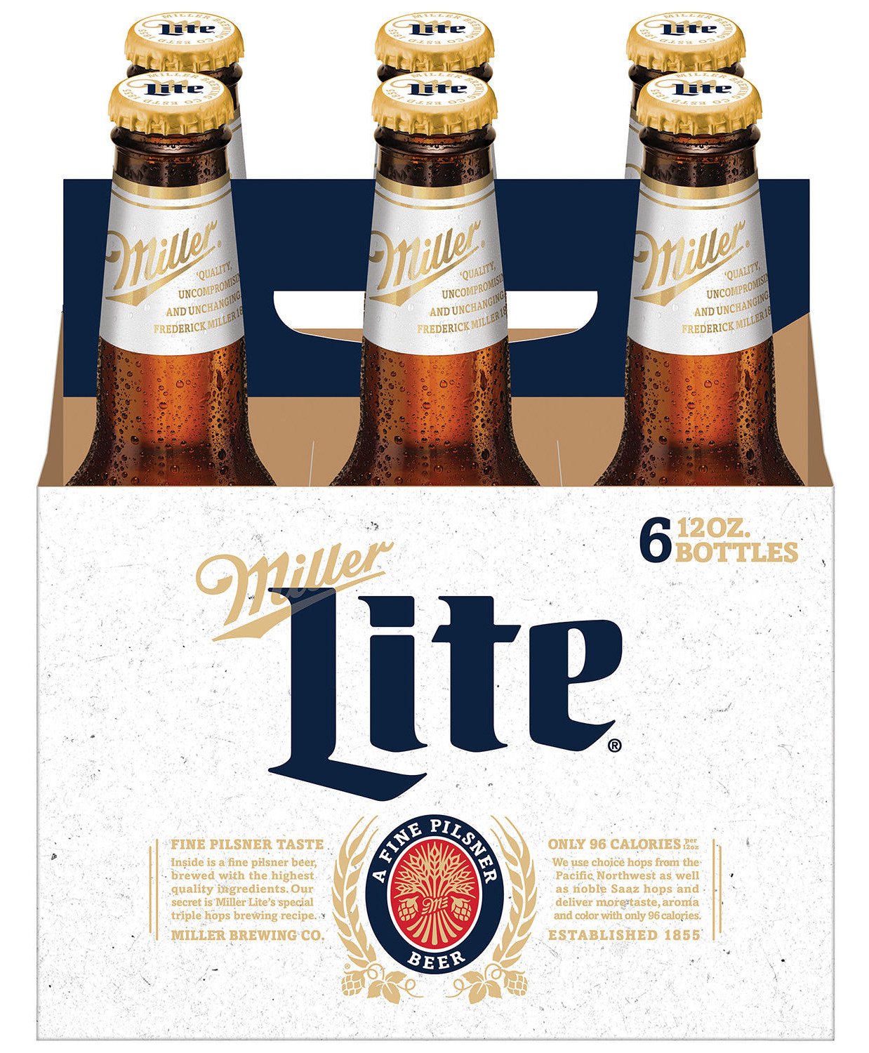 LITE 6PK LONG NECK NRS