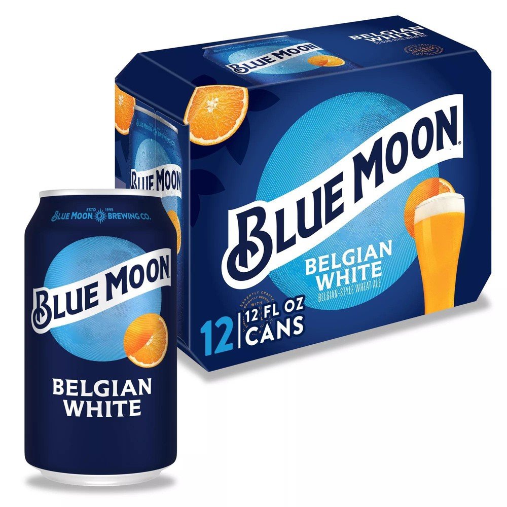 BLUE MOON 12 PACK CANS