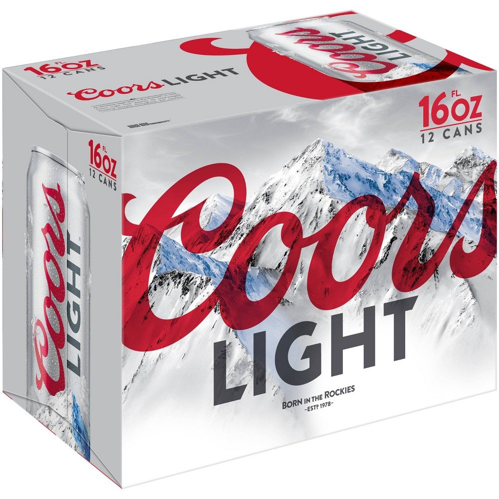 COORS LT 12 PACK 160Z CANS