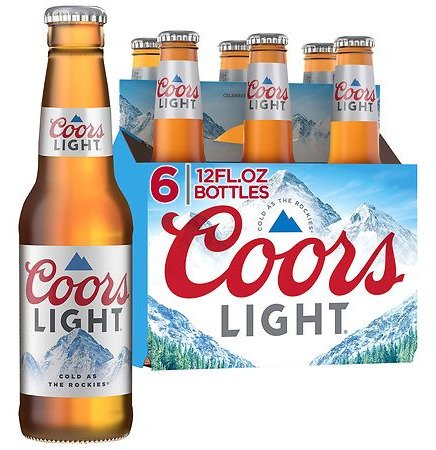 COORS LT 6PK NRS