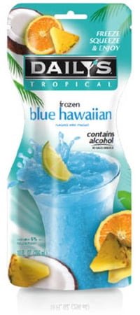 DAILYS RTD BLUE HAWAIIAN POUCH