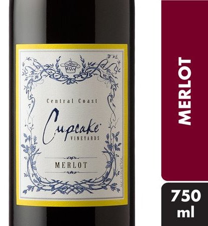 CUPCAKE MERLOT 750ML