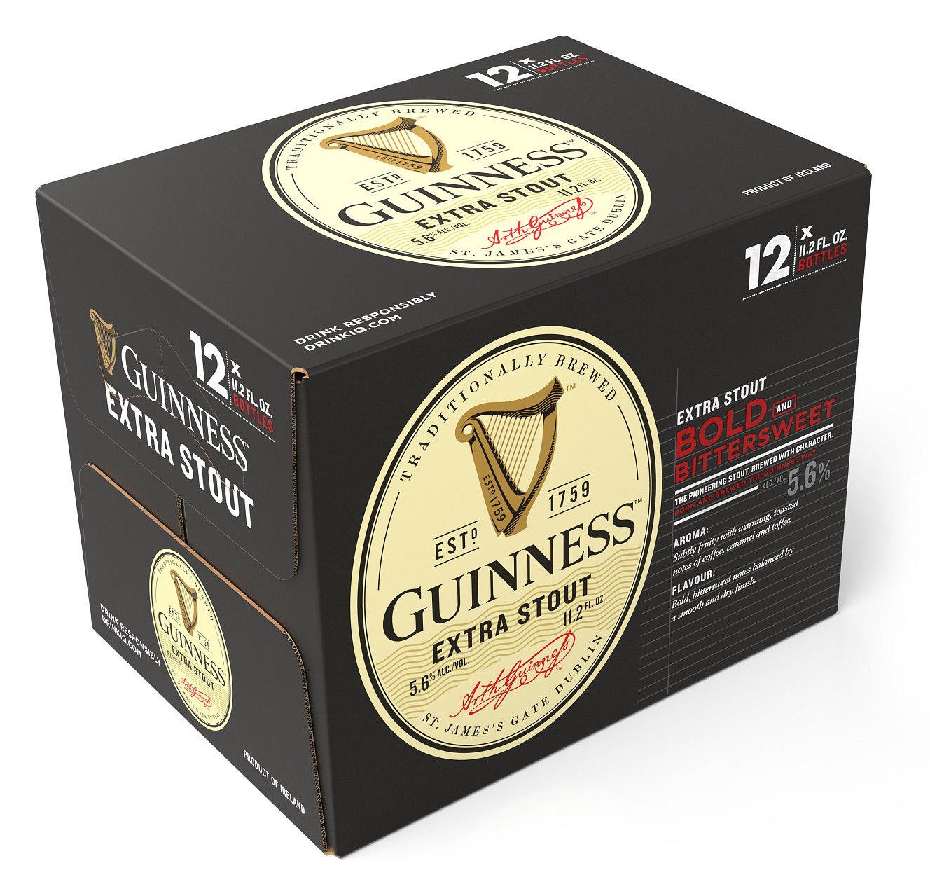 GUINESS STOUT 12PK NRS
