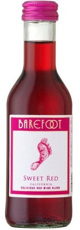 BAREFOOT 4PK SWEET RED 187ML