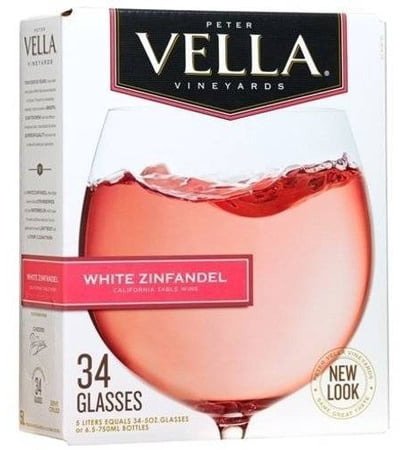 VELLA WHITE ZINFANDEL 5L BOX