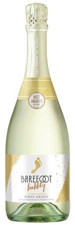 BAREFOOT BUBBLY PIN GRIG 750ML