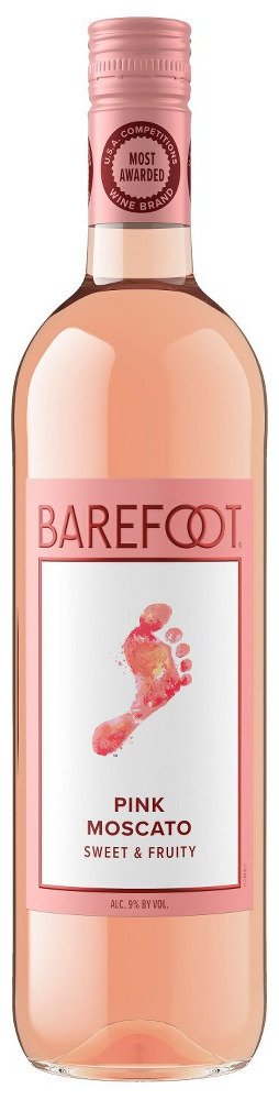 BAREFOOT PINK MOSCATO 750ML