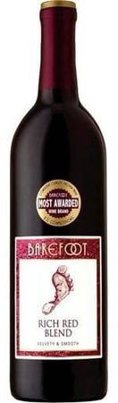 BAREFOOT RICH RED BL 750ML
