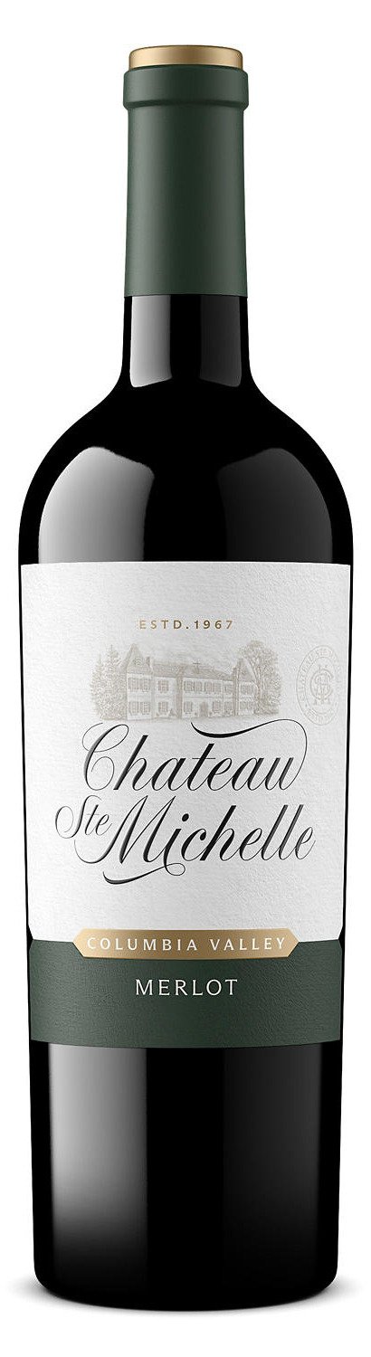 CHAT ST MICH MERLOT 750ML