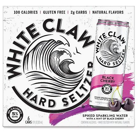 WHITE CLAW BLACKCHERRY  6PK