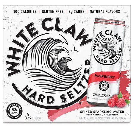 WHITE CLAW RASPBERRY 6PK