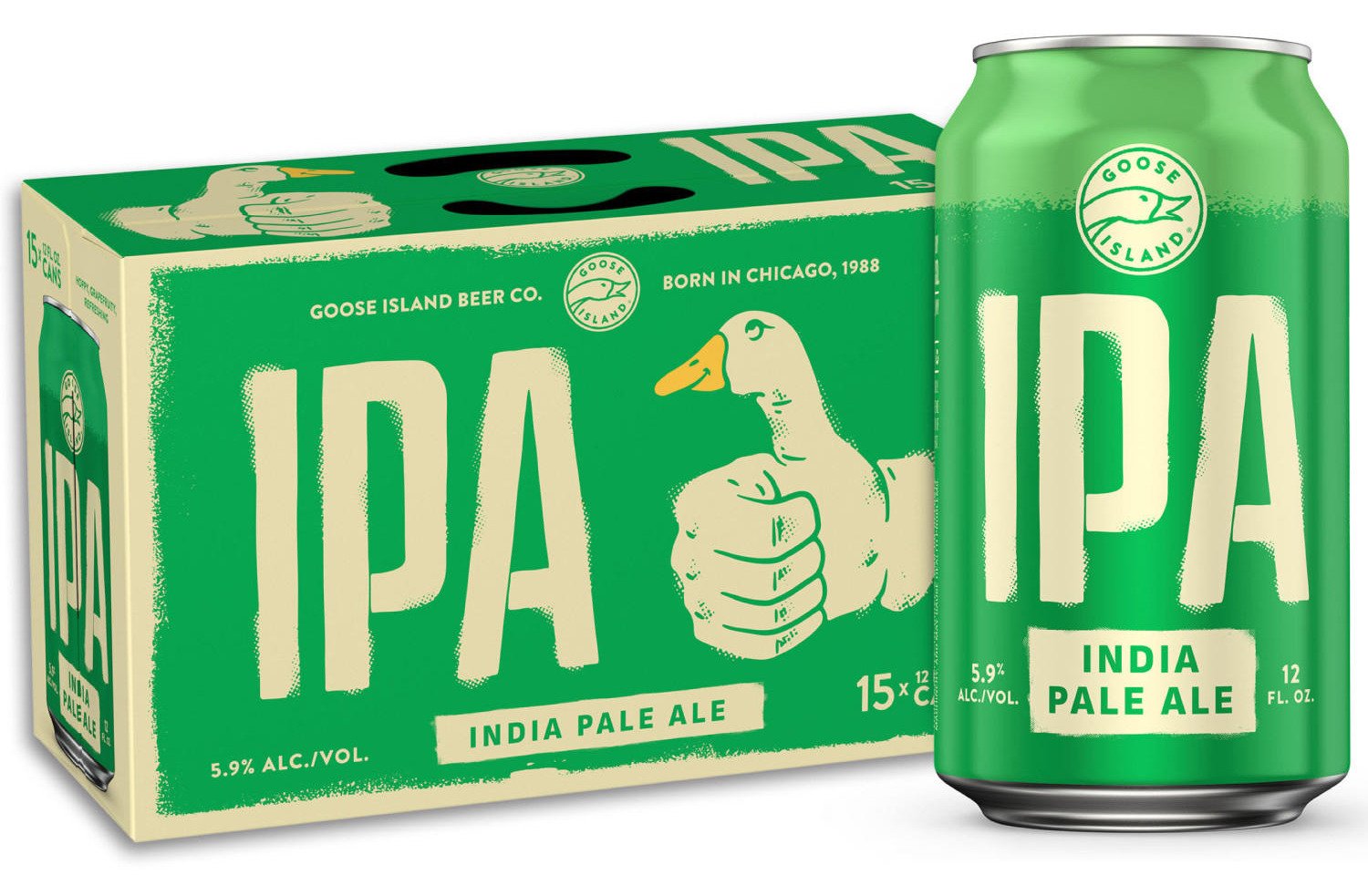 GOOSE ISL IPA 15 PACK CANS