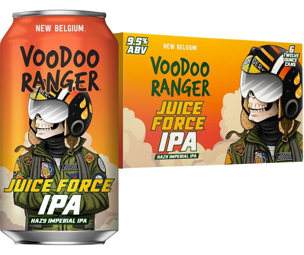 NEW BELGIUM JUICY FORCE IPA6CN
